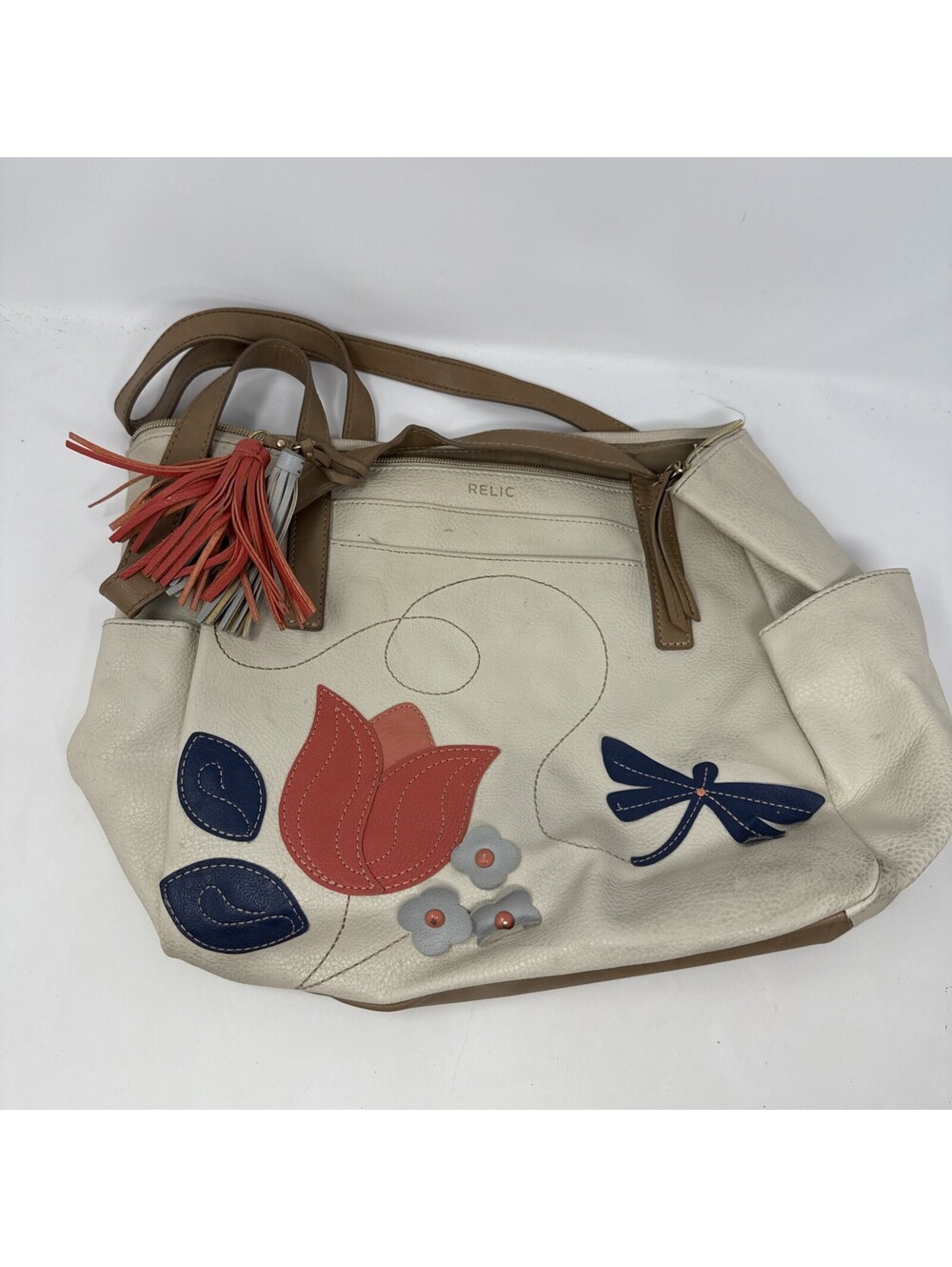 Relic Floral Shoulder Satchel Purse/Bag